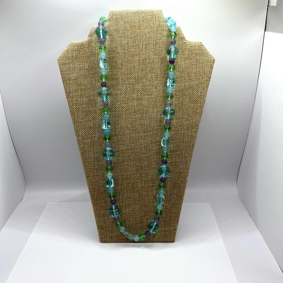 Spring Glass Bead Necklace - Picture 8 of 8